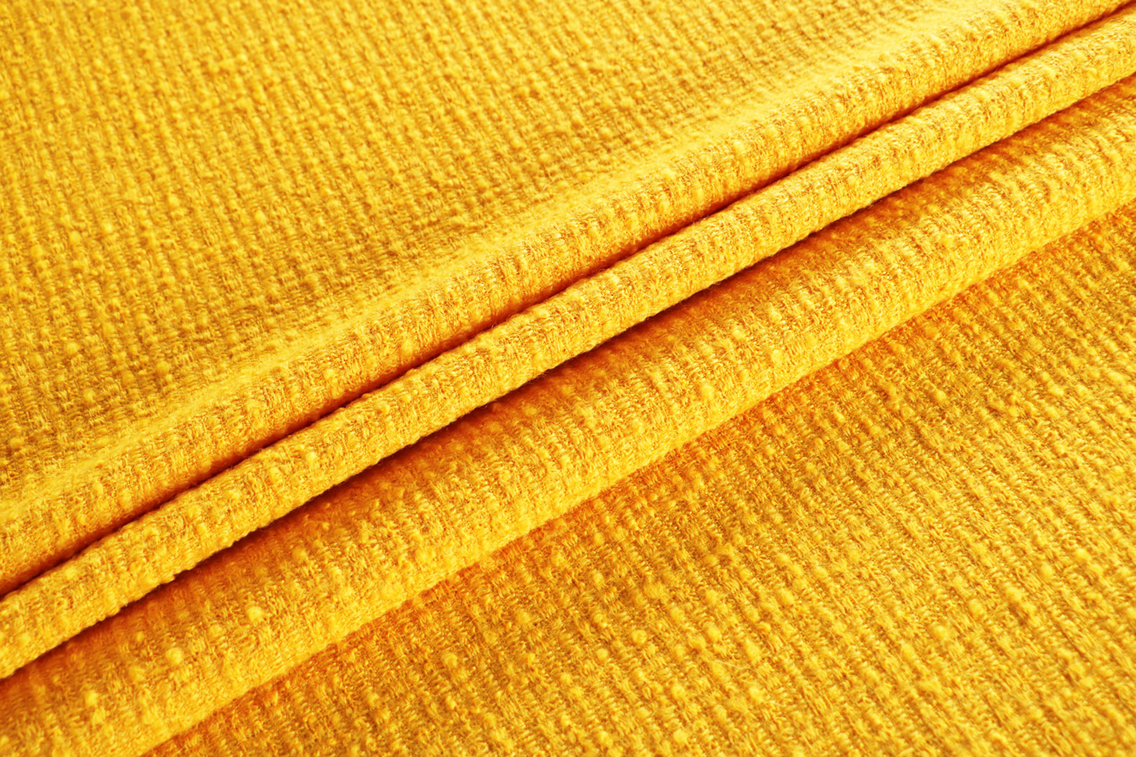 Yellow tweed sale fabric