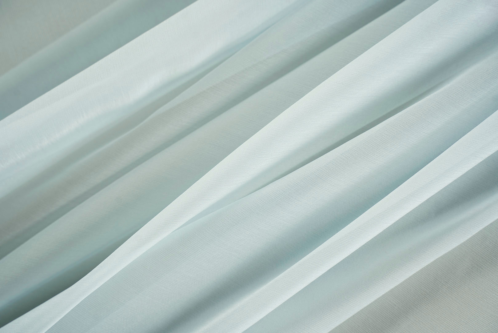 Water Blue Silk Chiffon Apparel Fabric