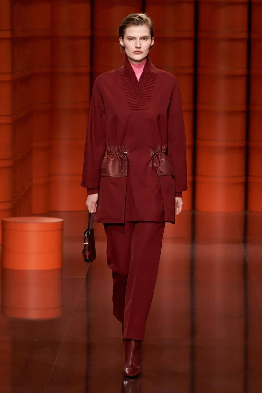 Rosso - Hermes Ready-to-Wear Fall-Winter 2021