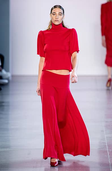 Fiery Red - Ryan Roche Ready-to-Wear Spring 2020