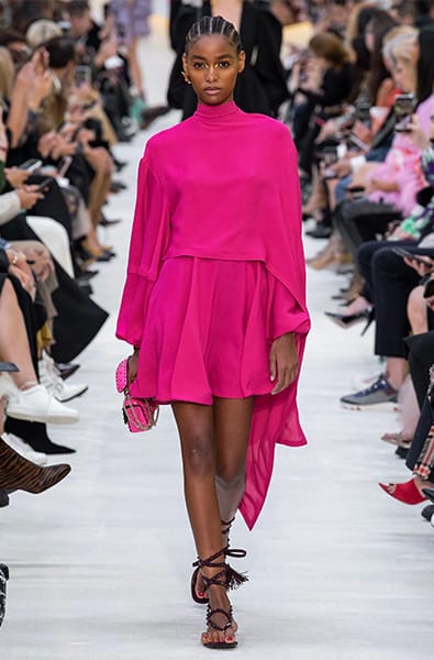 Beetroot Purple dress from Valentino Ready-to-Wear Spring 2020
